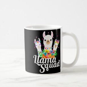 Llama Squad Funny Cute Llama Matching  Coffee Mug