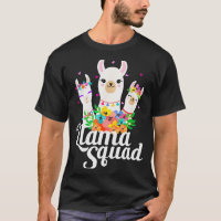 Llama Squad Funny Cute Llama Matching 