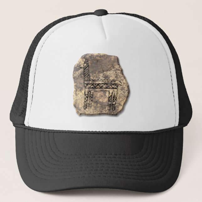 Llama-stone Trucker Hat (Front)
