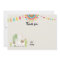 Llama Thank You card Shower Fiesta Cactus Mexican
