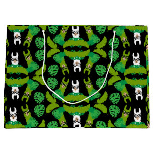 Llama Themed Print Large Gift Bag