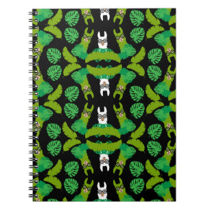 Llama Themed Print Notebook