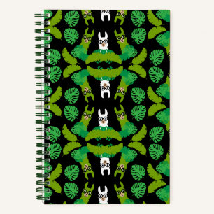 Llama Themed Print Notebook