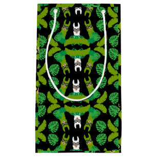 Llama Themed Print Small Gift Bag