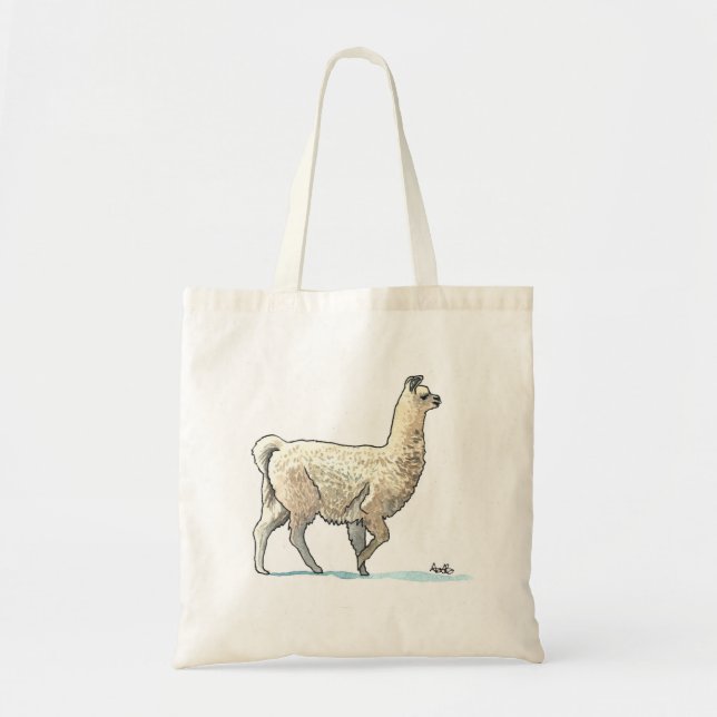 Llama tote bag (Front)