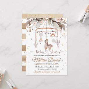  Llama Toys Boho invitation Baby Shower Alpak Boho