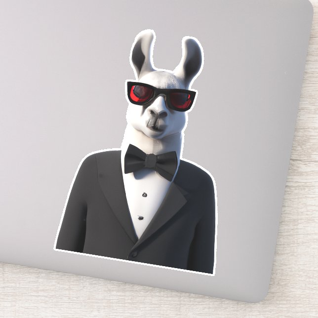 Llama Tux Sunglasses  (Detail)