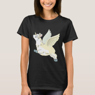 Llama unicorn for girls boys women T-Shirt