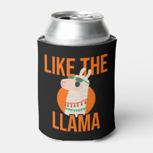 Llama Unicorn Lama animal trends saying gift Can Cooler