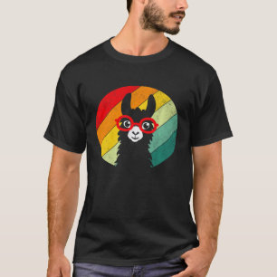 Llama Vintage Retro Alpaca Lover Premium T-Shirt