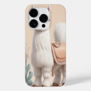 Llama with Saddle in the Desert Case-Mate iPhone 14 Pro Case