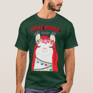 Llama Woman T-Shirt