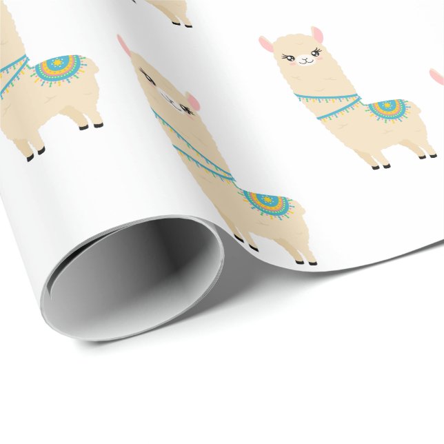 Llama Wrapping Paper (Roll Corner)