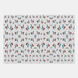 Llama Wrapping Paper Sheet