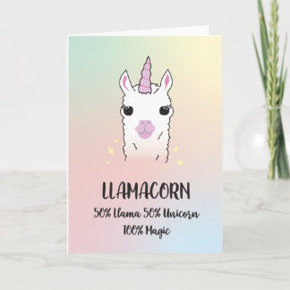 Llamacorn Card