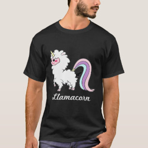 Llamacorn Cute Magical Llama Unicorn Tee