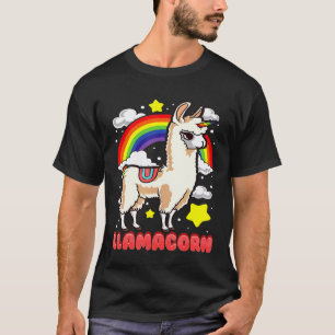 Llamacorn For Girls Cute Llama Unicorn Girls Women T-Shirt