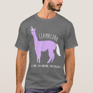 Llamacorn , Funny Cute 50 Llama 50 Unicorn Gift T-Shirt