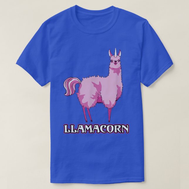 Llamacorn Funny  Llama Unicorn Mi Fantasy Cute Gir T-Shirt (Design Front)
