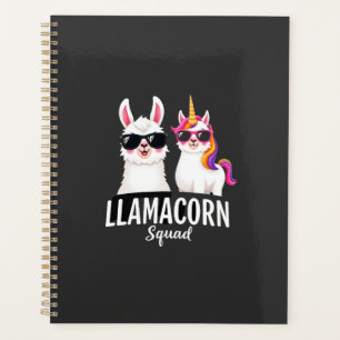 Llamacorn Squad Funny Unicorn Llama Squad Christma Planner