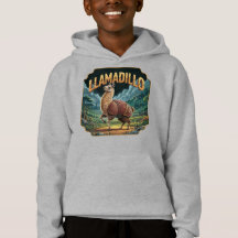 Llamadillo Illustration – Llama Armadillo Funny