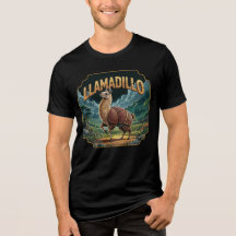 Llamadillo Illustration – Llama Armadillo Funny