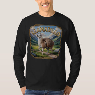 Llamadillo Photographic – Llama Armadillo Funny T-Shirt