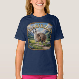 Llamadillo Photographic – Llama Armadillo Funny T-Shirt