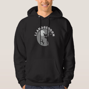 Llamageddon Llama Hoodie