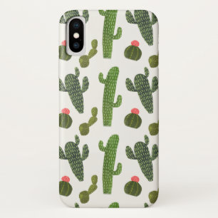 Llamarama Collection   Cute Cactus iPhone X Case
