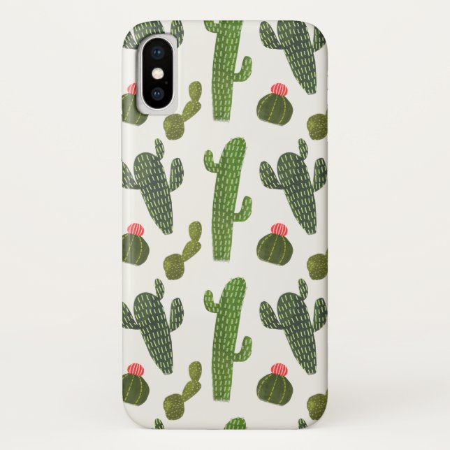 Llamarama Collection | Cute Cactus Case-Mate iPhone Case (Back)