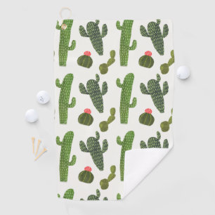 Llamarama Collection   Cute Cactus Golf Towel