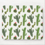 Llamarama Collection | Cute Cactus Mouse Mat<br><div class="desc">Enjoy this fresh cute cactus design on a product or wallart piece to enhance and add to the world around you. Artist: Victoria Borges</div>