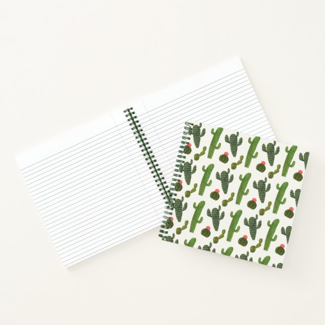 Llamarama Collection | Cute Cactus Notebook (Inside)