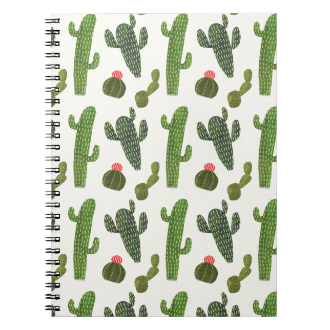 Llamarama Collection | Cute Cactus Notebook (Front)