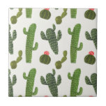 Llamarama Collection | Cute Cactus Tile<br><div class="desc">Enjoy this fresh cute cactus design on a product or wallart piece to enhance and add to the world around you. Artist: Victoria Borges</div>