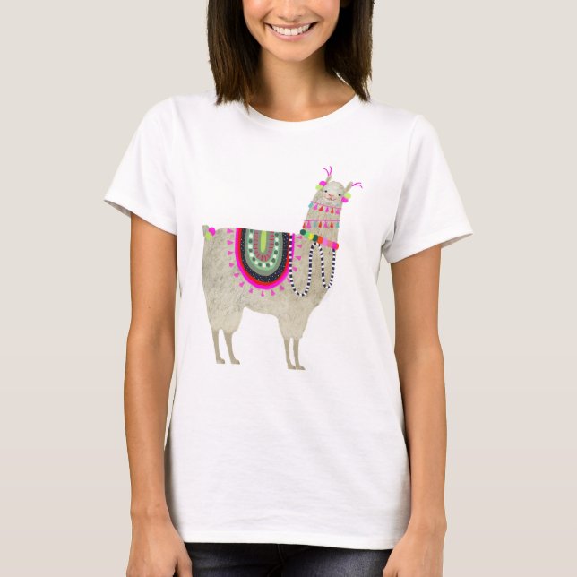 Llamarama Collection | Cute Lllamas T-Shirt (Front)