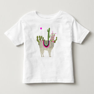 Llamarama Collection   Cute Lllamas Toddler T-Shirt