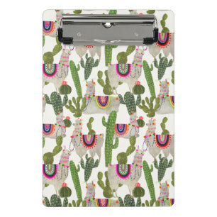 Llamarama Collection Pattern Mini Clipboard