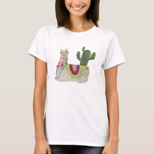 Llamarama Collection Smiling Llamas T-Shirt