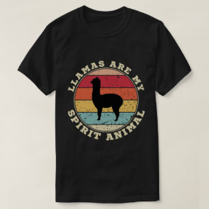 Llamas Are My Spirit Animal T-Shirt