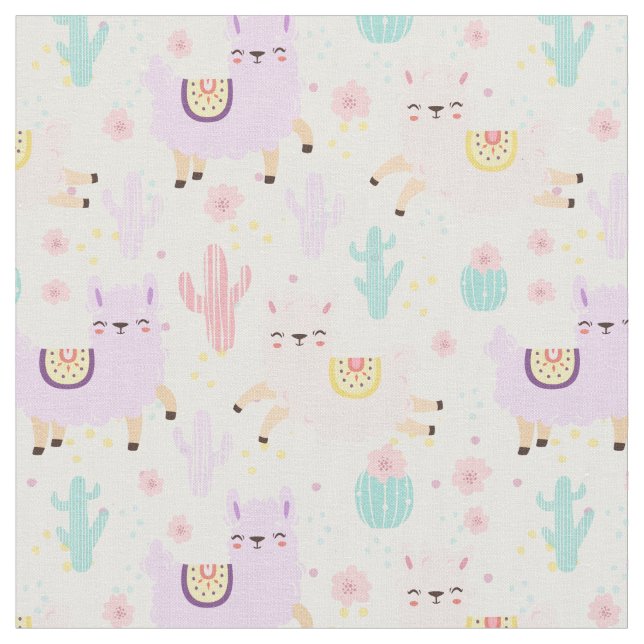 Llamas Fabric (Close Up)