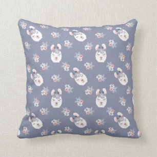 Llamas & Flowers Pattern Cushion