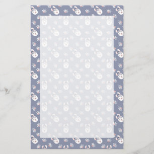 Llamas & Flowers Pattern Stationery