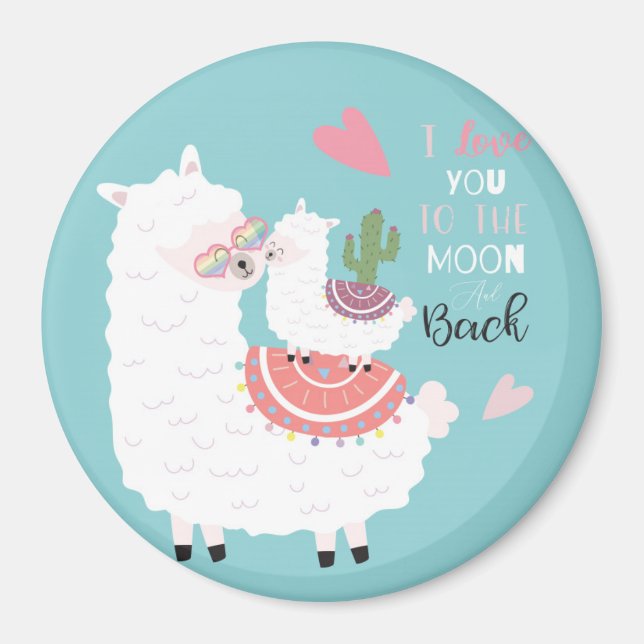 Llamas Magnet (Front)