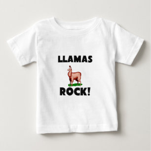 Llamas Rock Baby T-Shirt
