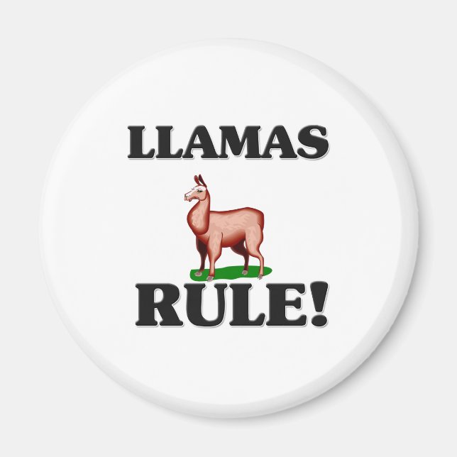 LLAMAS Rule! Magnet (Front)