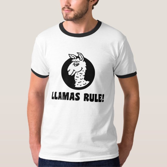 Llamas Rule T-Shirt (Front)