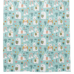 Llamas Shower Curtain