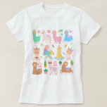 Llamas T-Shirt<br><div class="desc">Cute llamas</div>